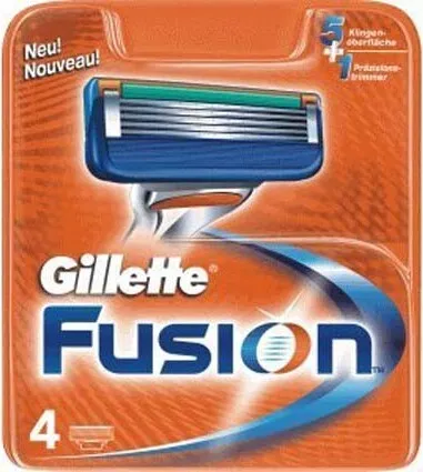 Gillette Fusion 5 Rasierklingen, 4 Ersatzklingen fr Nassrasierer mit 5-fach Kli
