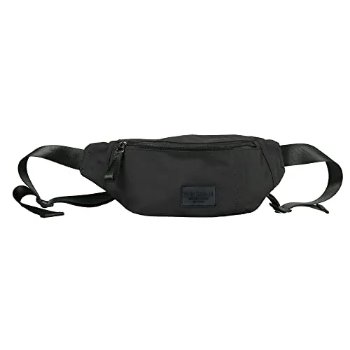 TOM TAILOR Boston Herren Gürteltasche - Praktische Bauchtasche in Schwarz - Mode-Hüfttaschen mit robustem Nylon, verstellbarem Trageriemen und mehreren Fächern für optimalen Tragekomfort und Organisation.