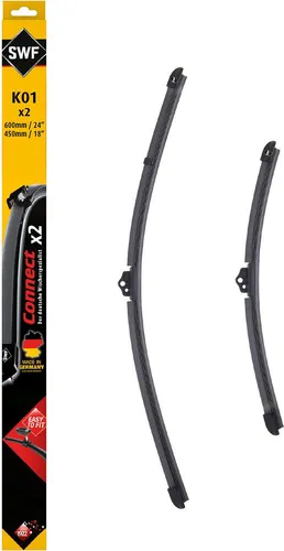 OMAC Scheibenwischblätter für Ford Kuga MK1 (2008-2012) - Hochleistungs-Scheibenwischerblätter mit langlebigen Gummistreifen und innovativem Multi-Adapter für einfache Installation. Ideal für alle Wetterbedingungen und sorgt für optimale Sicht und Sicherheit beim Fahren.