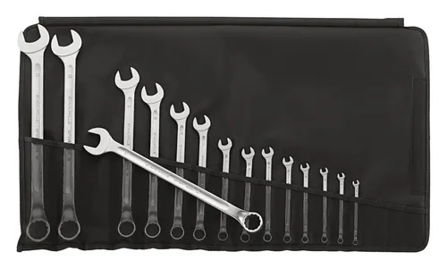 Stahlwille Ringmaulschlüssel Satz DIN3113B 15tlg. - 14/15 - Werkzeug-Sets, hochwertiger 15-teiliges Set für präzises Arbeiten mit optimaler Passform und Langlebigkeit.