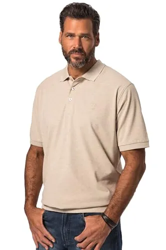 JP1880 Poloshirt Bauchfit Basic Halbarm Piqué 5XL von JP1880