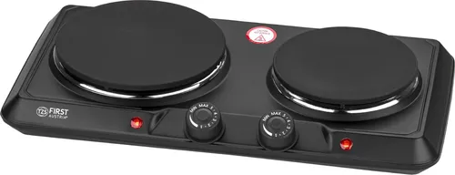 TZS First Austria Doppelkochplatte 2500 W - Gusseisen für Camping & Reisen - Kochfelder für unterwegs: Leistungsstarke Doppelkochplatte mit 2500 W, ideal zum Kochen und Braten beim Camping oder Umzug. Kompakt und mobil für schnelle, leckere Mahlzeiten überall!