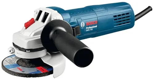 Bosch Professional Winkelschleifer GWS 750 (Scheiben-Ø 115 mm, Leistung 750 Watt, inkl. 1x Diamantscheibe, Schutzhaube, Zusatzhandgriff)