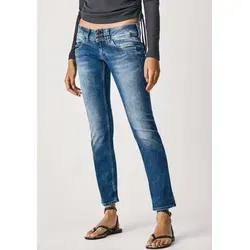Pepe Jeans Straight-Jeans VENUS mit Badge blau 28 von Pepe Jeans