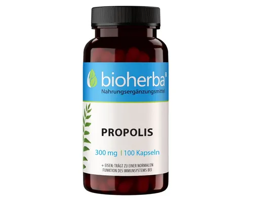 BIOHERBA R Propolis 300 mg 100 Kapseln Nahrungsergänzungsmittel