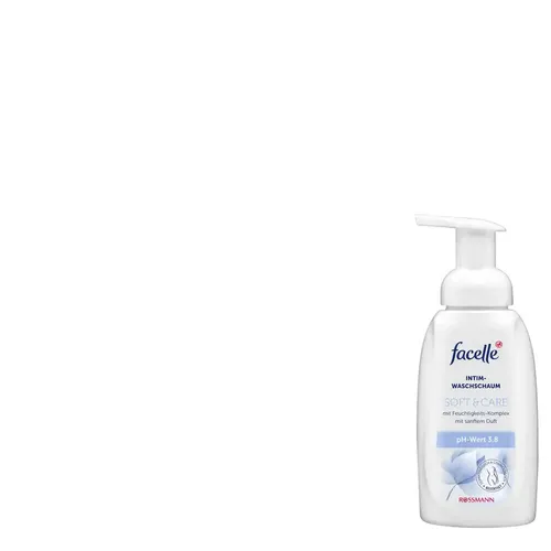 1x250ml Facelle Intim-Waschschaum Soft & Care mit Feuchtigkeitskomplex vegan