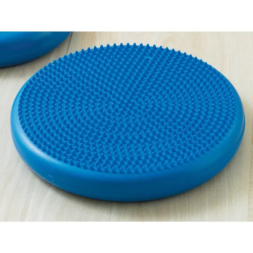 Weplay KT4301 Luftkissen 60cm - Sitzkissen mit Noppen, blau - Kissen zur Förderung von Balance und Sensorik, mit unterschiedlichen Noppen-Oberflächen. Ideal für Kinder ab 3 Jahren, bereits aufgepumpt geliefert.
