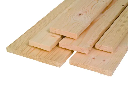 Produktbild Glattkantbrett Fichte Tanne 200 x 14 cm 18 mm 4-seitig gehobelt