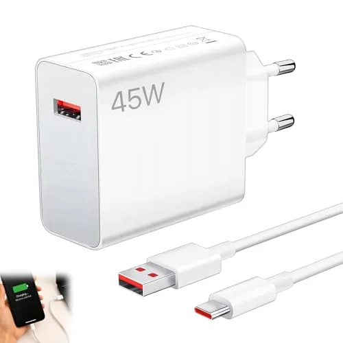 45-W-Ladegerät für Xiaomi mit Schnellladefunktion