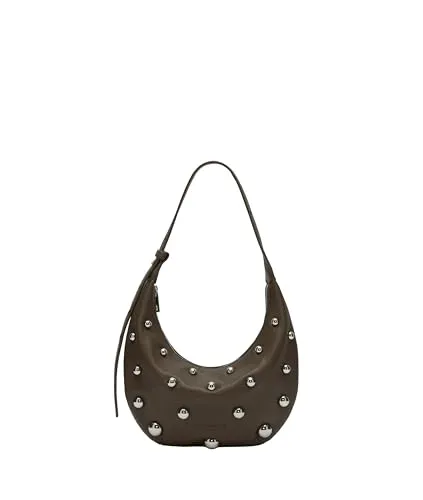 Liebeskind Ryker Schultertasche XS aus Leder – Braun - Elegante Schultertasche aus hochwertigem Leder, 28 cm groß, ideal für stilvolle Auftritte und den täglichen Gebrauch. Praktisch und modern zugleich.