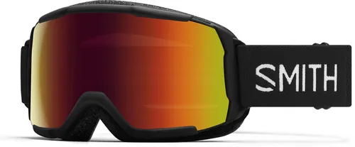 SMITH GROM Schneebrille 2026 black/red sol-x mirror von Smith