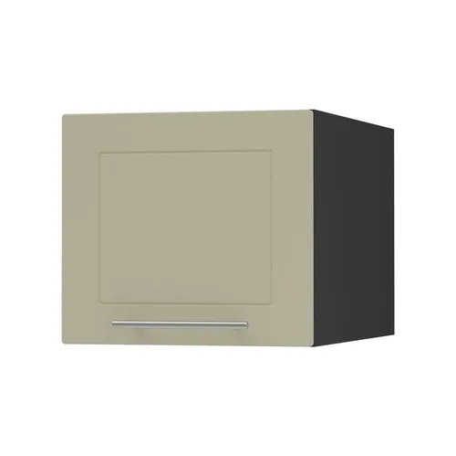 Feldmann-Wohnen Klapphängeschrank, Creme & Schwarz
