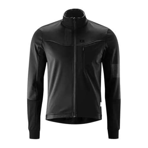 Gonso Valaff Herren Fahrradjacke – Wasserabweisend und Winddicht - Sportliche Softshelljacke für Radfahrer, bietet optimale Wärmeisolierung und Atmungsaktivität. Ideal für Touren und Pendler, PFC-frei und in Slim Fit für perfekten Sitz.