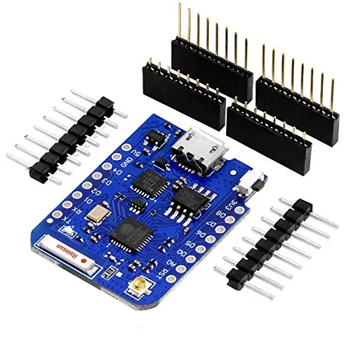 AZDelivery D1 Mini Pro ESP8266 ESP-8266EX CP2104 WiFi Entwicklung Board kompatibel mit Arduino inklusive E-Book!