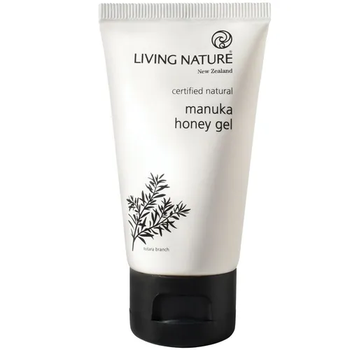 Living Nature Manuka Gel 50 ml - Feuchtigkeitspflege - Feuchtigkeitscreme mit Manuka-Honig, spendet intensive Feuchtigkeit und unterstützt die Hautregeneration, ideal für alle Hauttypen.