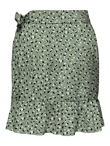 ONLY Damen ONLOLIVIA WRAP Rock von ONLY