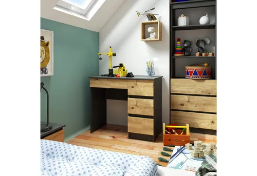 Raumhirsch Furniture Schreibtisch Eiche Artisan, 90x77x50 cm