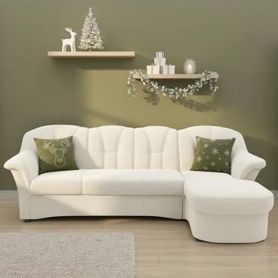 DOMO collection Ecksofa Flores Schlafsofa