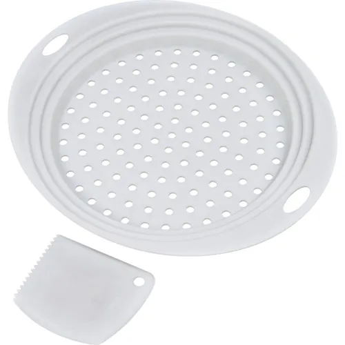 Metaltex Spätzlebrett mit Schaber weiß aus Kunststoff