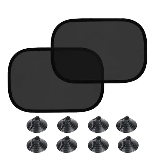SRJEQC Auto Sonnenschutz Baby mit UV Schutz (2er Set)