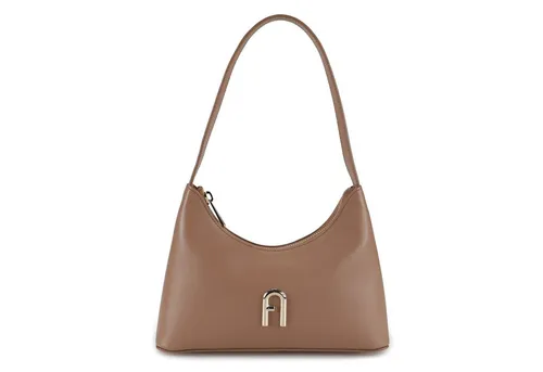 Furla Diamante Schultertasche aus Leder 24 cm in Braun - Elegante Furla Diamante Schultertasche aus hochwertigem Leder, ideal für jeden Anlass. Praktische Größe von 24 cm für stilvolle Aufbewahrung.