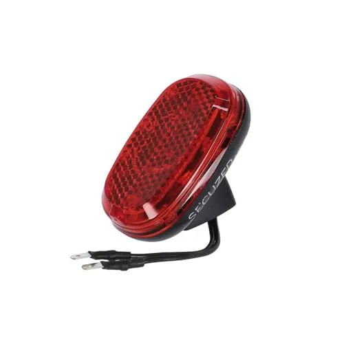 busch+müller Busch & Müller Unisex – Erwachsene Secuzed E LED E-Bike Rücklicht, schwarz, one Size