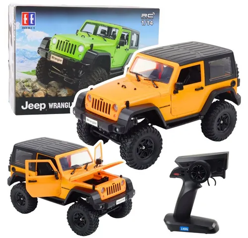 Double E 27417 RC Jeep Wrangler Rock Crawler 1:14 – Geländewagen in Orange