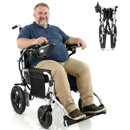 Produktbild Elektrorollstuhl klappbar leicht 500W mit 360°-Joystick