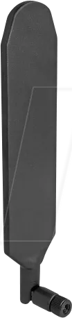 Delock Antenne - 5G, LTE, SMA plug, rotatable - WLAN-Zubehör mit 3 dBi ungerichteter Antenne, rotierbar und mit Neigegelenk für optimale Signalstärke in Ihrem Smart Home