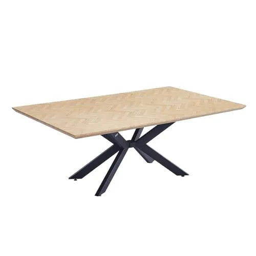 HOME DELUXE Esstisch AVENCIA - 200 x 120 cm mit Sternfuß - Esstisch AVENCIA in verschiedenen Ausführungen, 200 x 120 cm, aus hochwertiger MDF-Platte - ideal für stilvolle und funktionale Essbereiche in deinem Zuhause.
