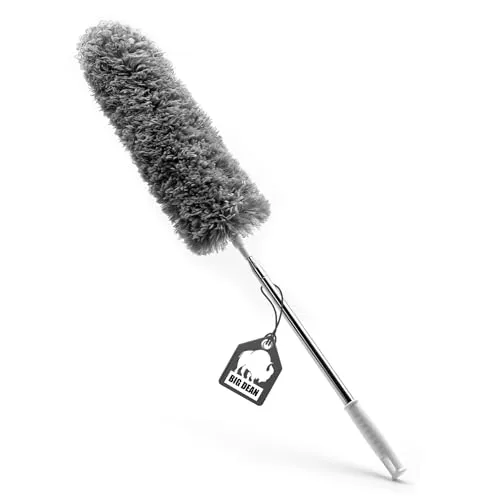 BigDean Teleskop Staubwedel ausziehbar auf 254 cm waschbar