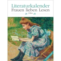 Literaturkalender Frauen lieben Lesen 2026 von Korsch Verlag