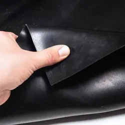Gummi Antirutsch Bodenmatte SBR Schutzmatte Bodenbelag GLATT Schwarz 1mm Stark 100 cm Breite 280 cm Länge