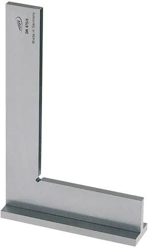 Helios-Preisser Anschlagwinkel 0372107, 300mm aus Metall - Winkelprüfer aus verzinktem Stahl, ideal für präzise Messungen in der Werkstatt und im Metallbau, Genauigkeit nach DIN 875/2, Länge: 300 mm.