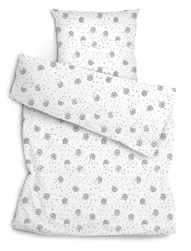 Amilian Bettwäsche Set 135x200 cm + 80x80 cm - 2-teilig, 100 % Baumwolle, 2 teilig, mit Hotelverschluss - für Erwachsene und Jugendliche