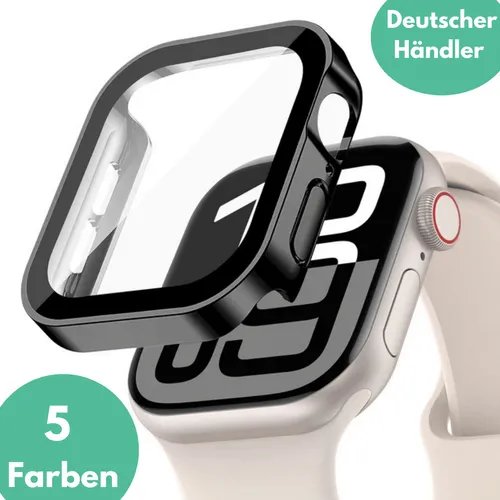 Hülle für Apple Watch Series 11 / 10 42mm 46mm  Display Schutzhülle Schutzglas ✅