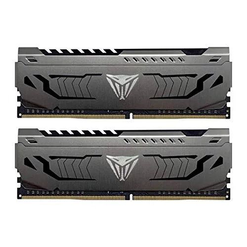 Patriot Viper Steel 16GB DDR4 Arbeitsspeicher - Dual Module Kit (2 x 8GB, 288-pin DIMM), optimale Übertaktungsleistung und elegantes Design mit 30 Jahren Garantie