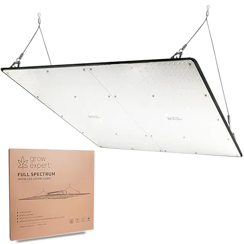 Grow Expert Pflanzenlampe LED Grow Lampe 100W/200W/400W - Effiziente Pflanzenlampen mit Samsung LM301D LEDs für optimales Wachstum – Sonnenähnliches Lichtspektrum und bis zu 50% Energieeinsparung im Vergleich zu Natriumdampflampen.