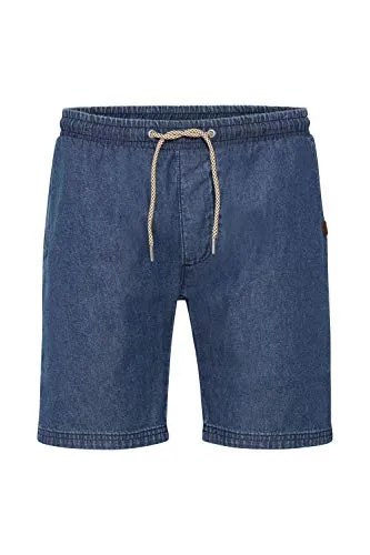 Indicode IDAberavon Herren Chino Shorts Bermuda Kurze Hose aus 100% Baumwolle Regular Fit, Größe:XL, Farbe:Dark Indigo (863)