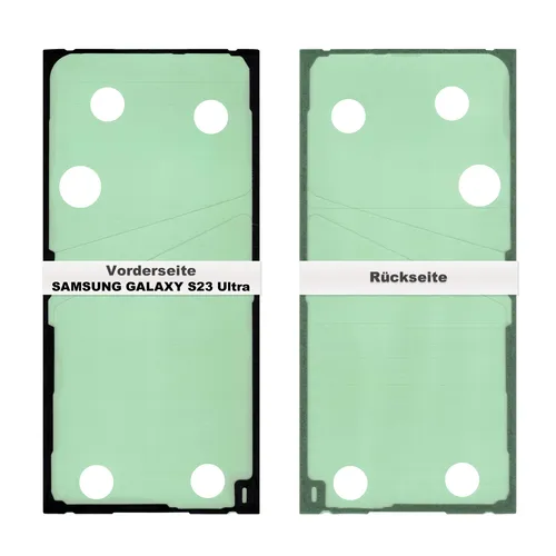 Samsung Galaxy S23 Ultra SM-S918 Akkudeckel Rahmen Kleber Dichtung Backcover Adh