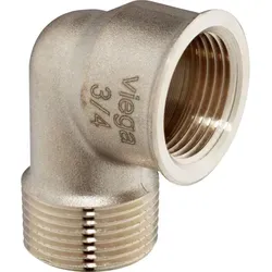 Viega Bogen 264024 R 1/2 x Rp 1/2, 90Grad, Rotguss von Viega