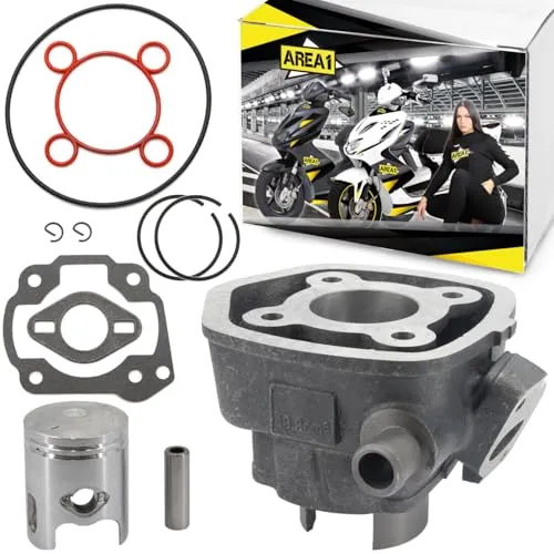 Area1 Motorhalterung Ersatz Zylinder 50ccm 2T LC - Bootsmotoren - Hochwertiger 50ccm Ersatzzylinder in Erstausrüsterqualität für Minarelli Motoren, inklusive Dichtungssatz und Kolbenringen für einfache Montage und optimale Leistung.