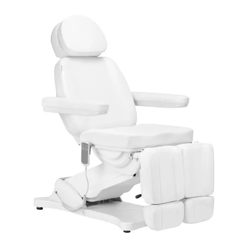 Kosmetikliege Elektrische Kosmetikstuhl Sillon Classic 2 Motoren Pedi Weiss