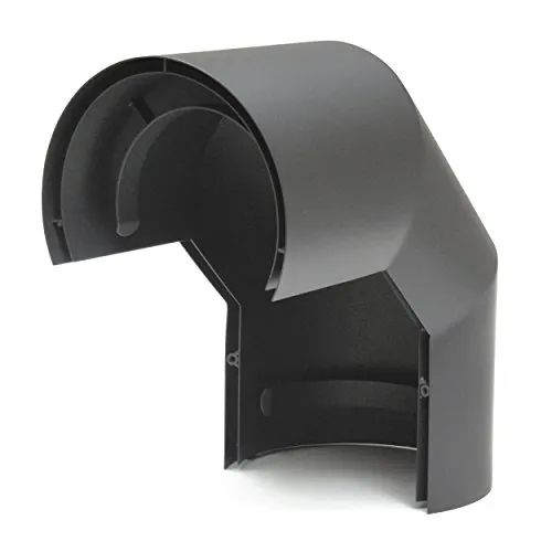 raik SH122-120-gg Raik Rauchrohrbogen/Ofenrohr 120mm - Thermoschild doppelt 90° gussgrau