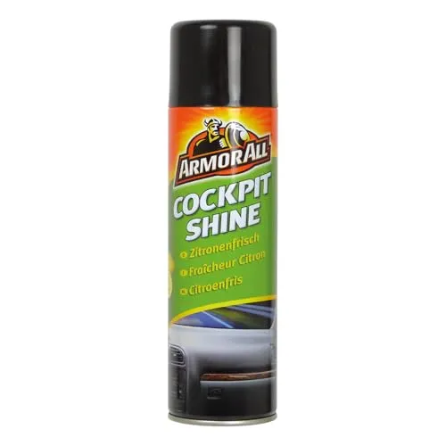 ARMOR ALL 85500L Cockpit-Shine Zitronenfrisch 500 ml GAA85500GB, antistatische Innenreinigung