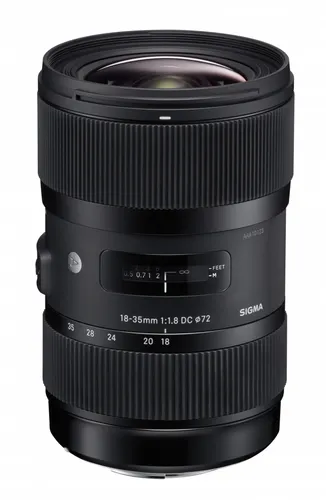 Sigma 18-35mm F1.8 DC HSM Art Objektiv für Nikon F - Lichtstarkes Standard-Zoomobjektiv mit Reflexschutz, ideal für vielseitige Fotografie