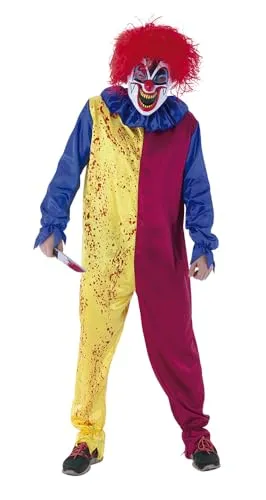 Rubies Kostüm Erwachsene Clown – Einheitsgröße - Kostüm-Outfits für Erwachsene, lustiges Clown-Kostüm von RUBIES für unvergessliche Partys und Karneval.
