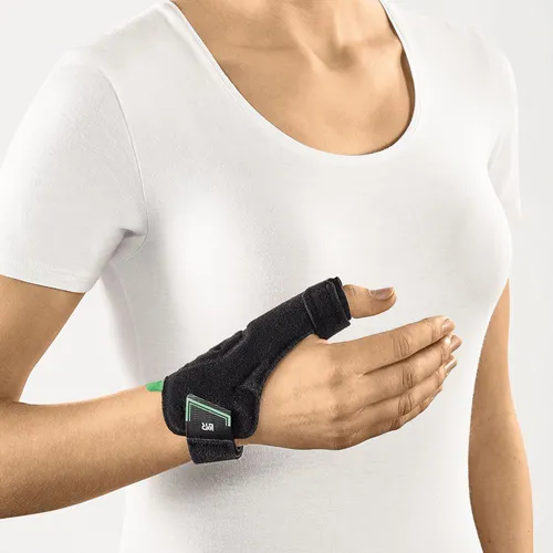 L&R Cellacare® Rhizo Classic Daumenorthese - Hand- & Armbandagen, ideal zur Immobilisierung des Daumens bei Verletzungen mit erhaltenen Fingerbeweglichkeiten und einfachem Anlegen durch zwei Verschlüsse.