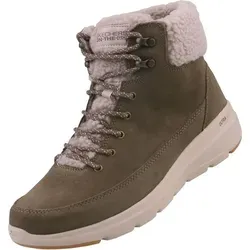 Skechers Glacial Ultra - Woodlands - Olive Veloursleder Größe: 38 Normal - Grün - 38