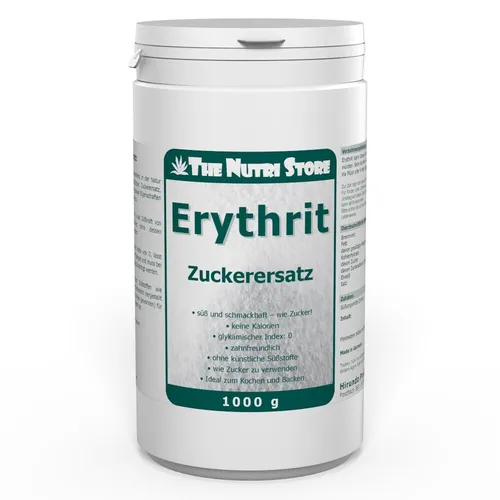 Erythrit Zuckerersatz Pulver 1000 g PZN: 11037377